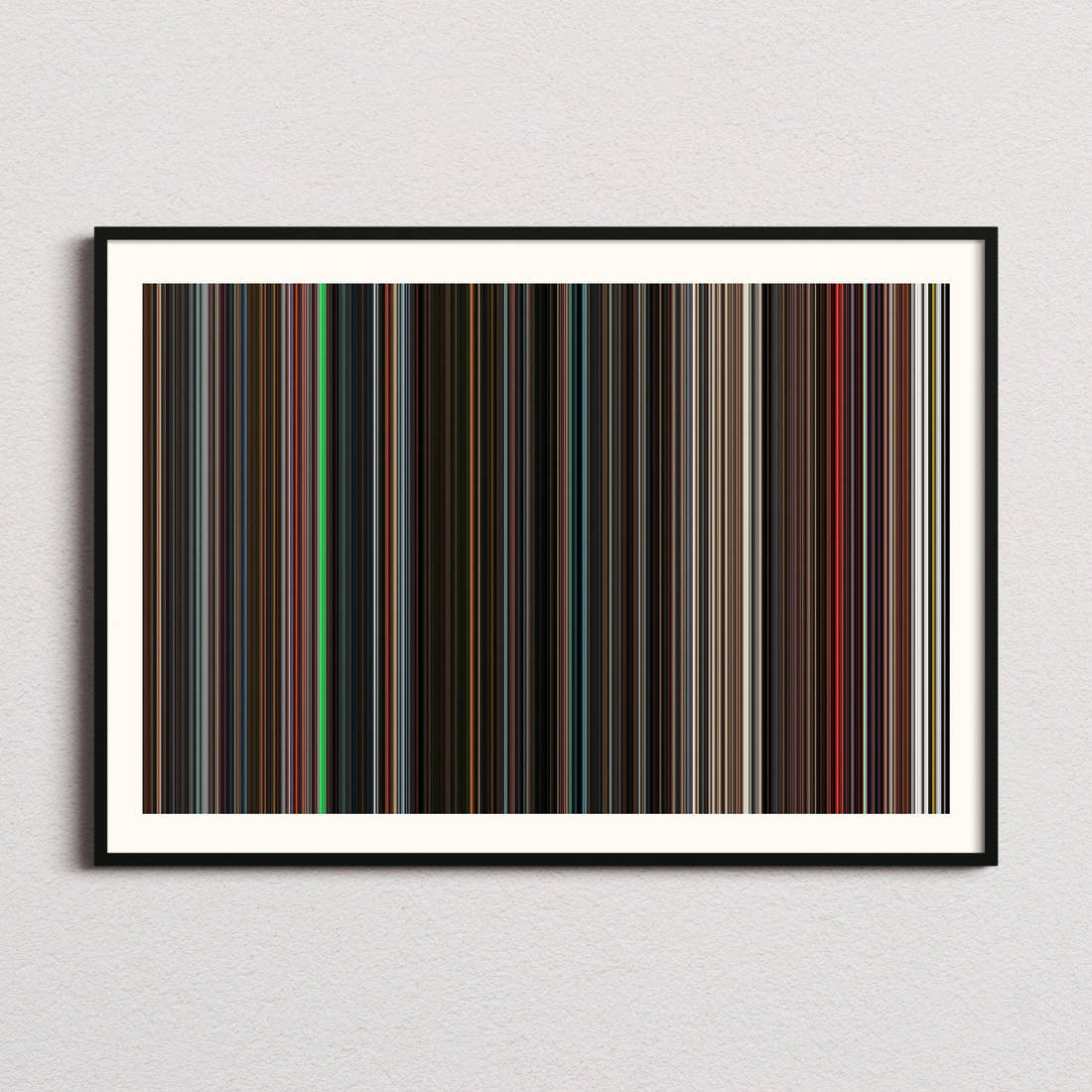 The Running Man Movie Barcode Poster - Barcode Only