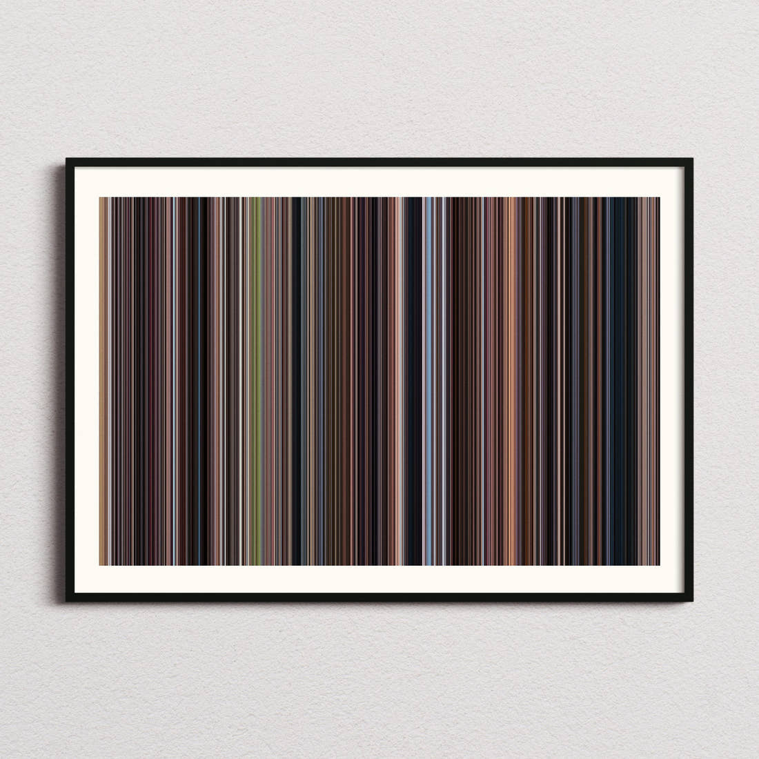 The Searchers Movie Barcode Poster - Barcode Only
