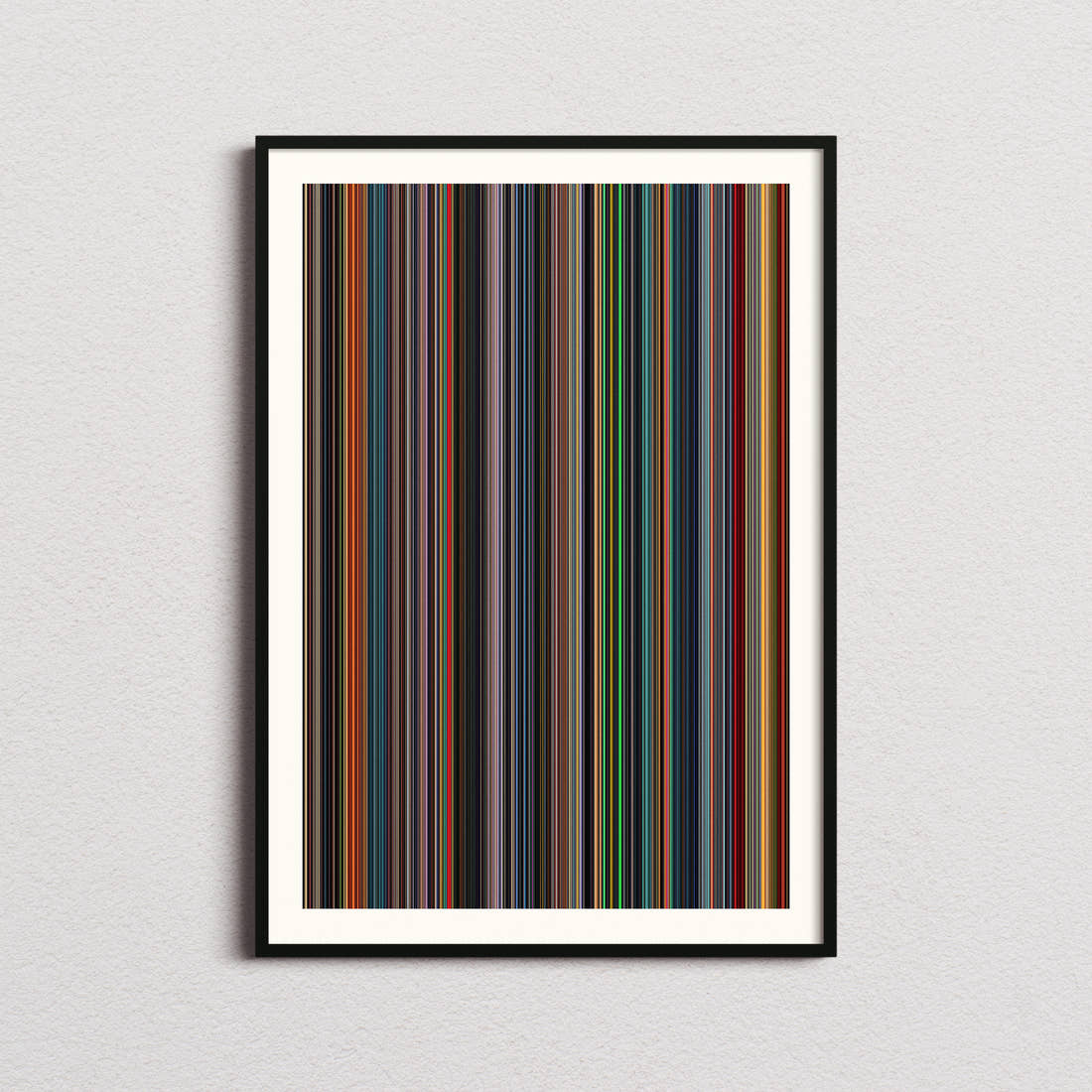 The Secret of NIMH Movie Barcode Poster - Barcode Only
