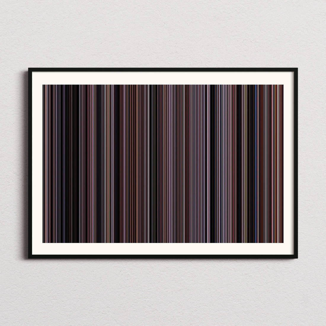 The Shawshank Redemption Movie Barcode Poster - Barcode Only
