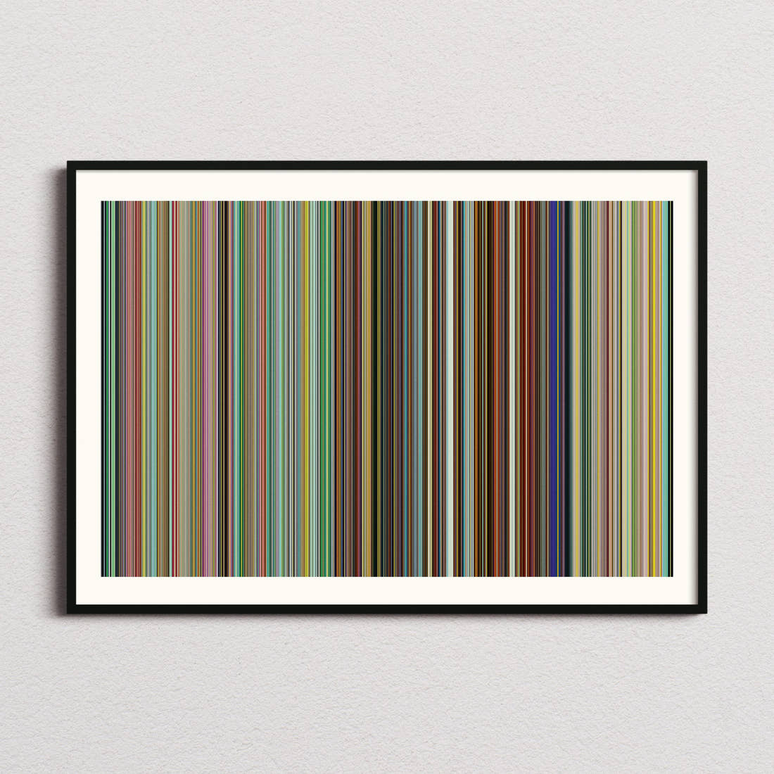 The Simpsons Movie Barcode Poster - Barcode Only