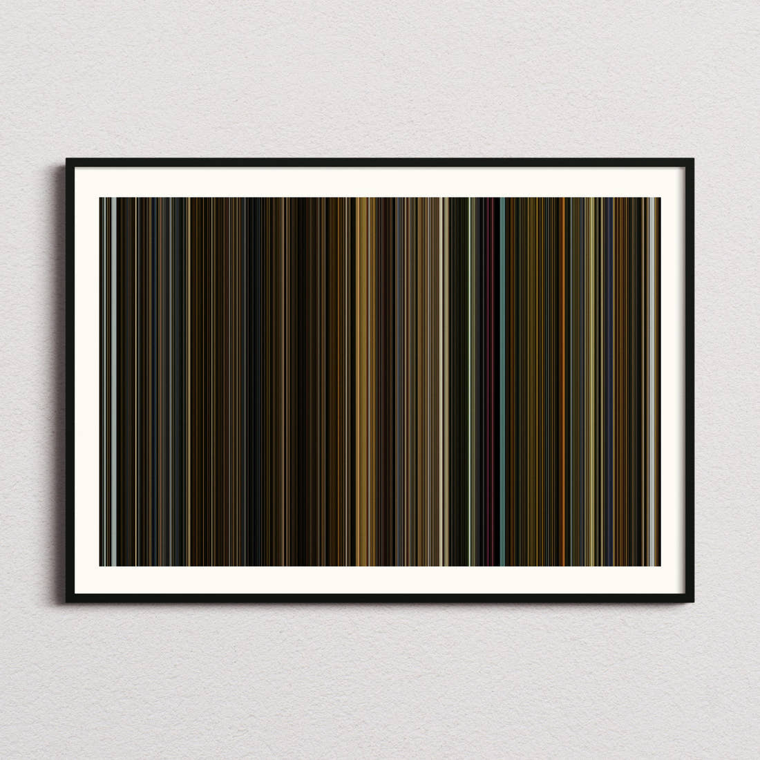 The Social Network Movie Barcode Poster - Barcode Only
