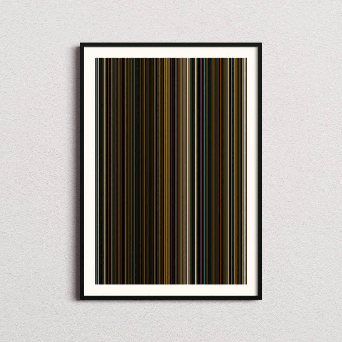 The Social Network Movie Barcode Poster - Barcode Only