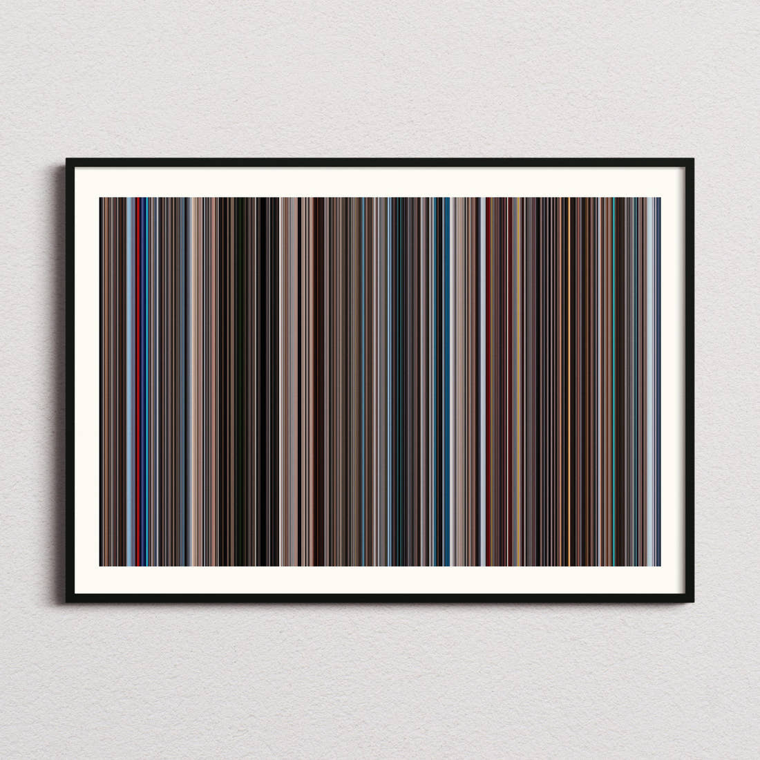 The Spy Who Loved Me Movie Barcode Poster - Barcode Only