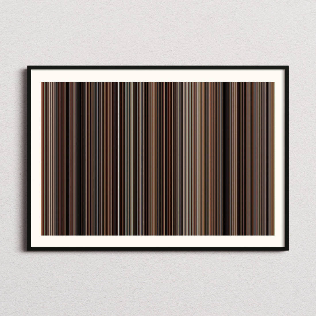 The Sting Movie Barcode Poster - Barcode Only