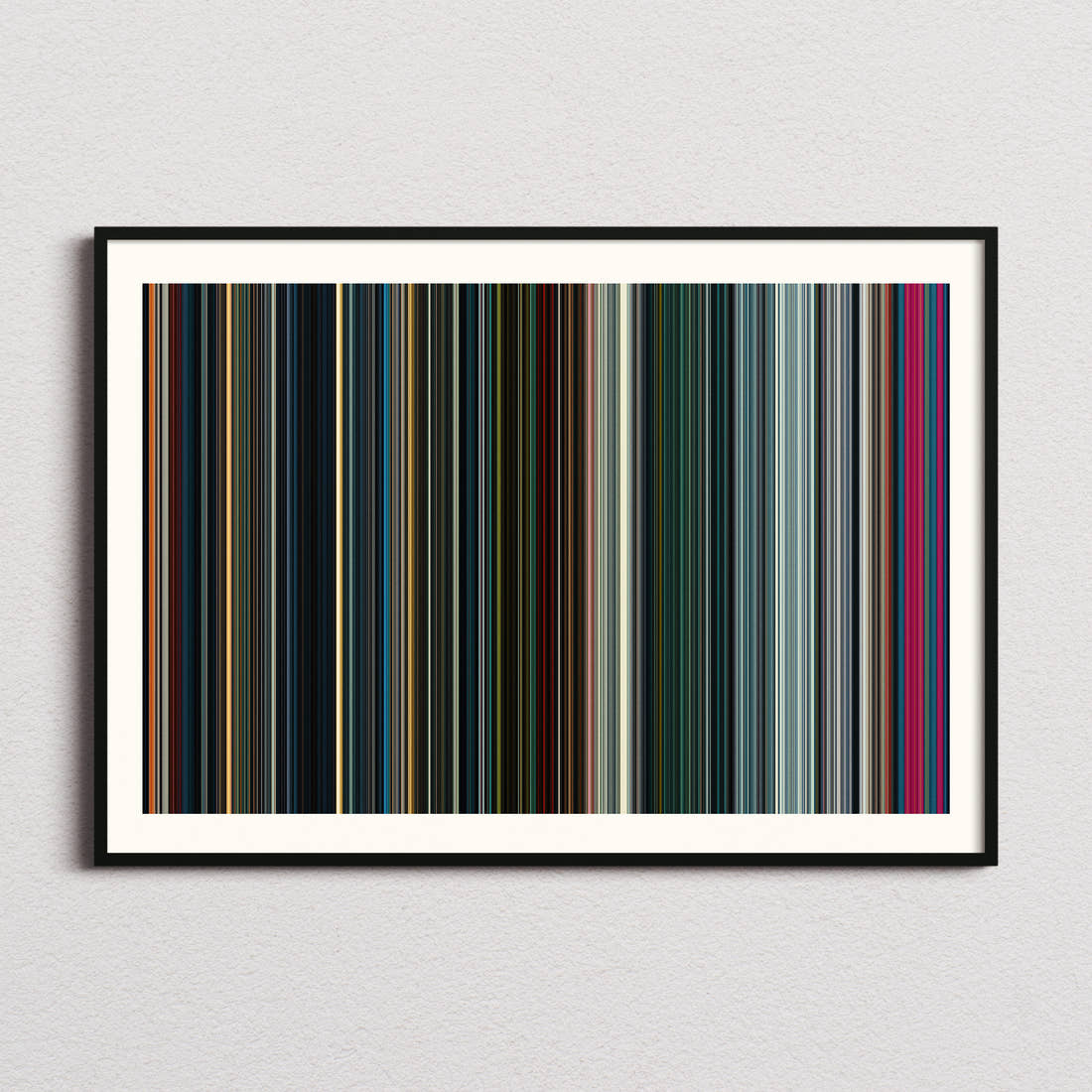 The Suicide Squad Movie Barcode Poster - Barcode Only