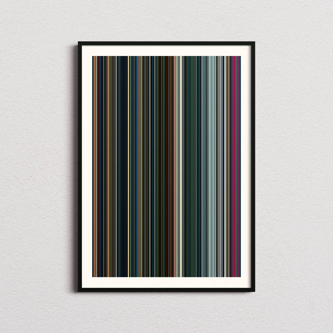 The Suicide Squad Movie Barcode Poster - Barcode Only