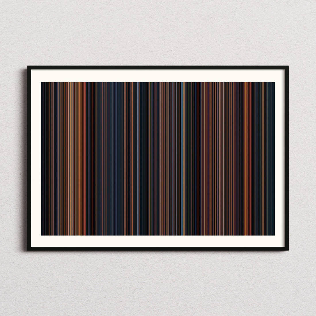 The Sum of All Fears Movie Barcode Poster - Barcode Only