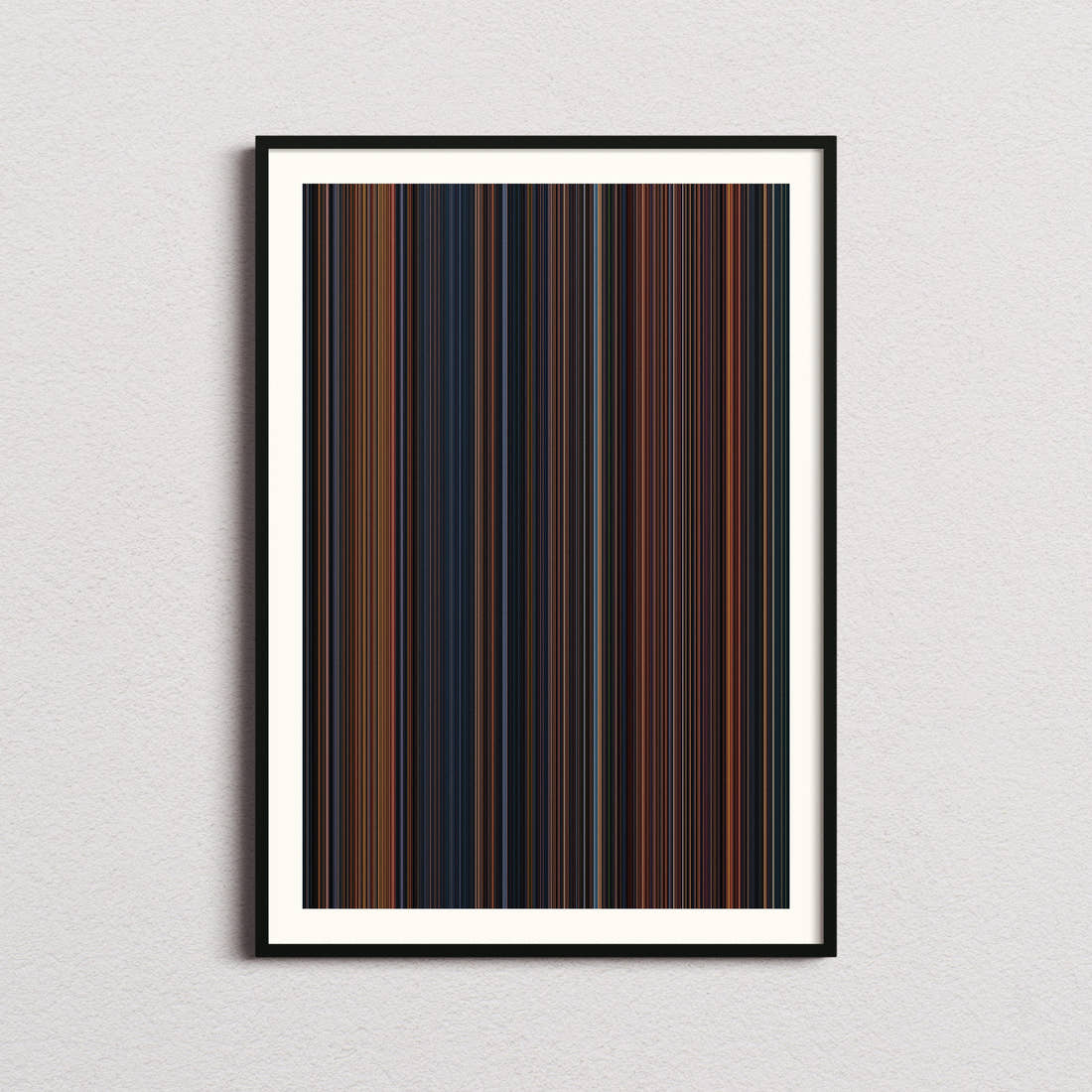 The Sum of All Fears Movie Barcode Poster - Barcode Only