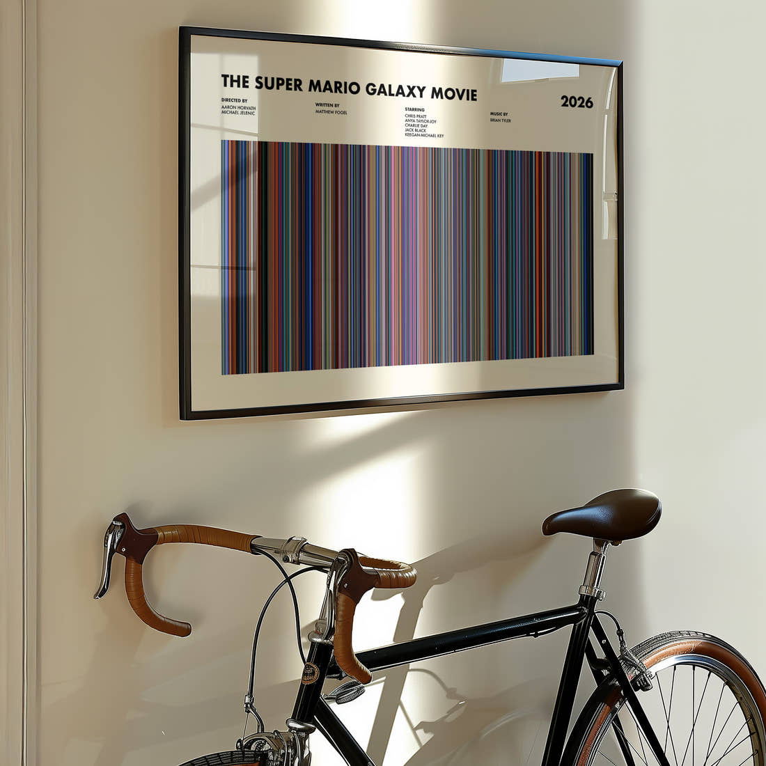 The Super Mario Galaxy Movie Barcode Poster