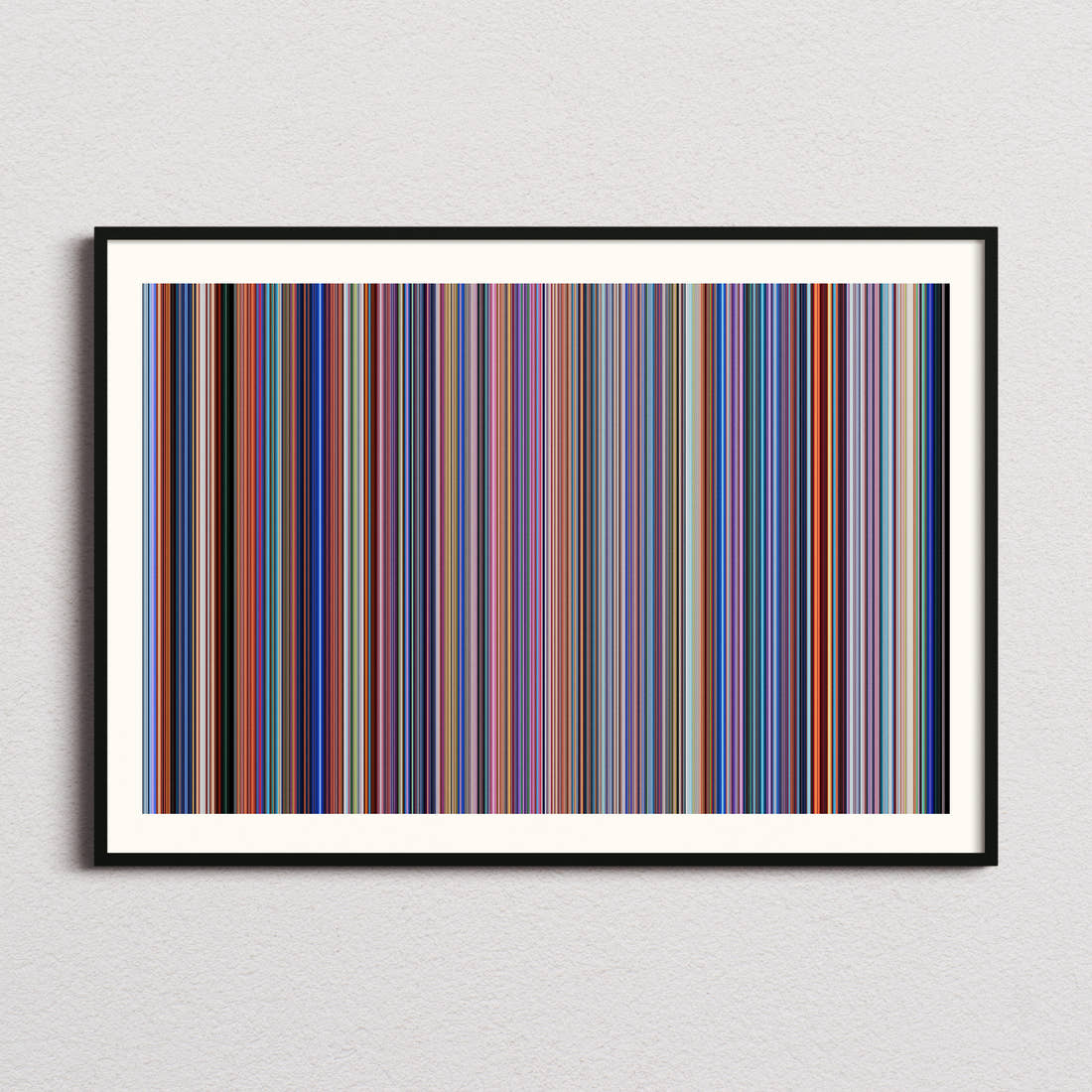 The Super Mario Galaxy Movie Barcode Poster - Barcode Only