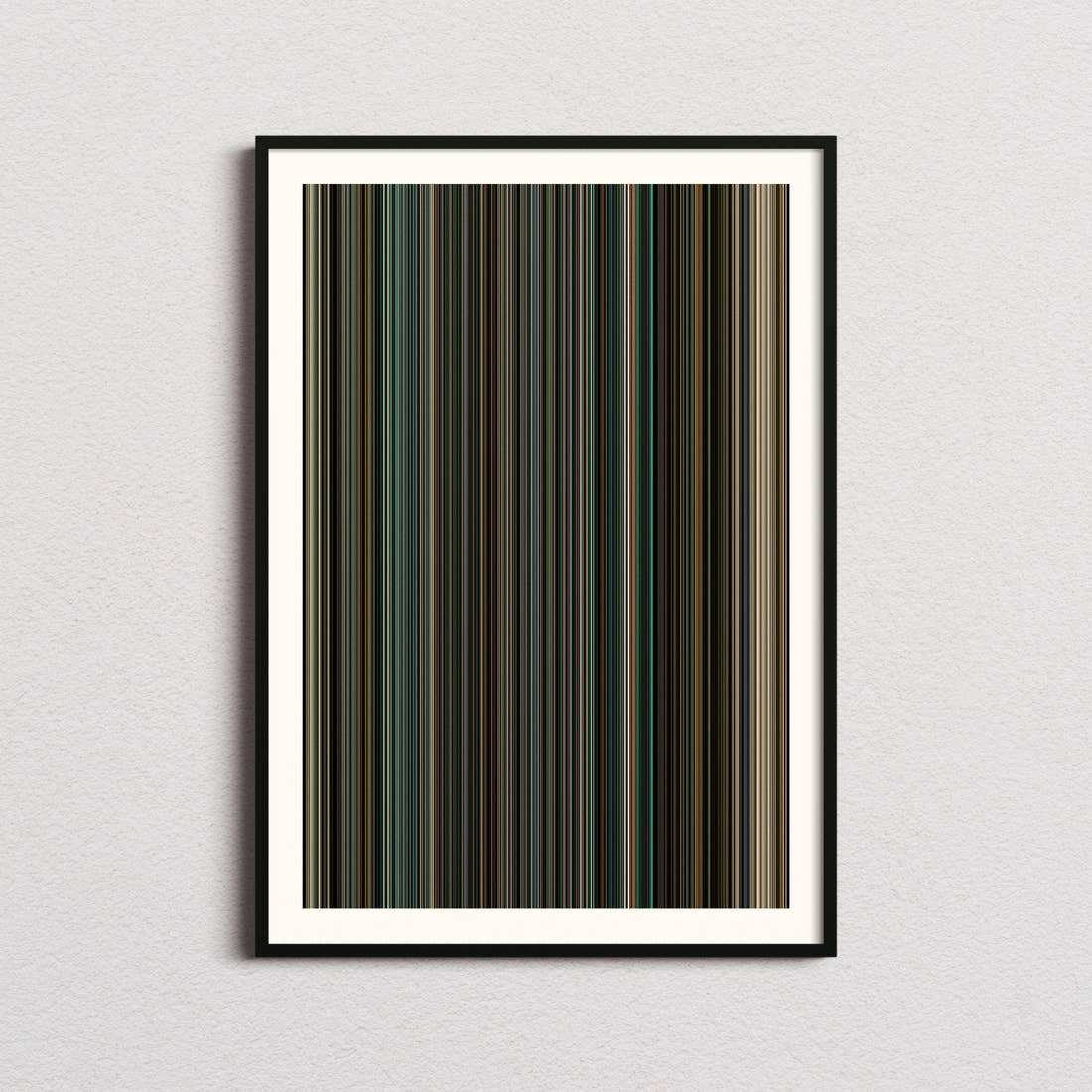 The Taking of Pelham 123 Movie Barcode Poster - Barcode Only