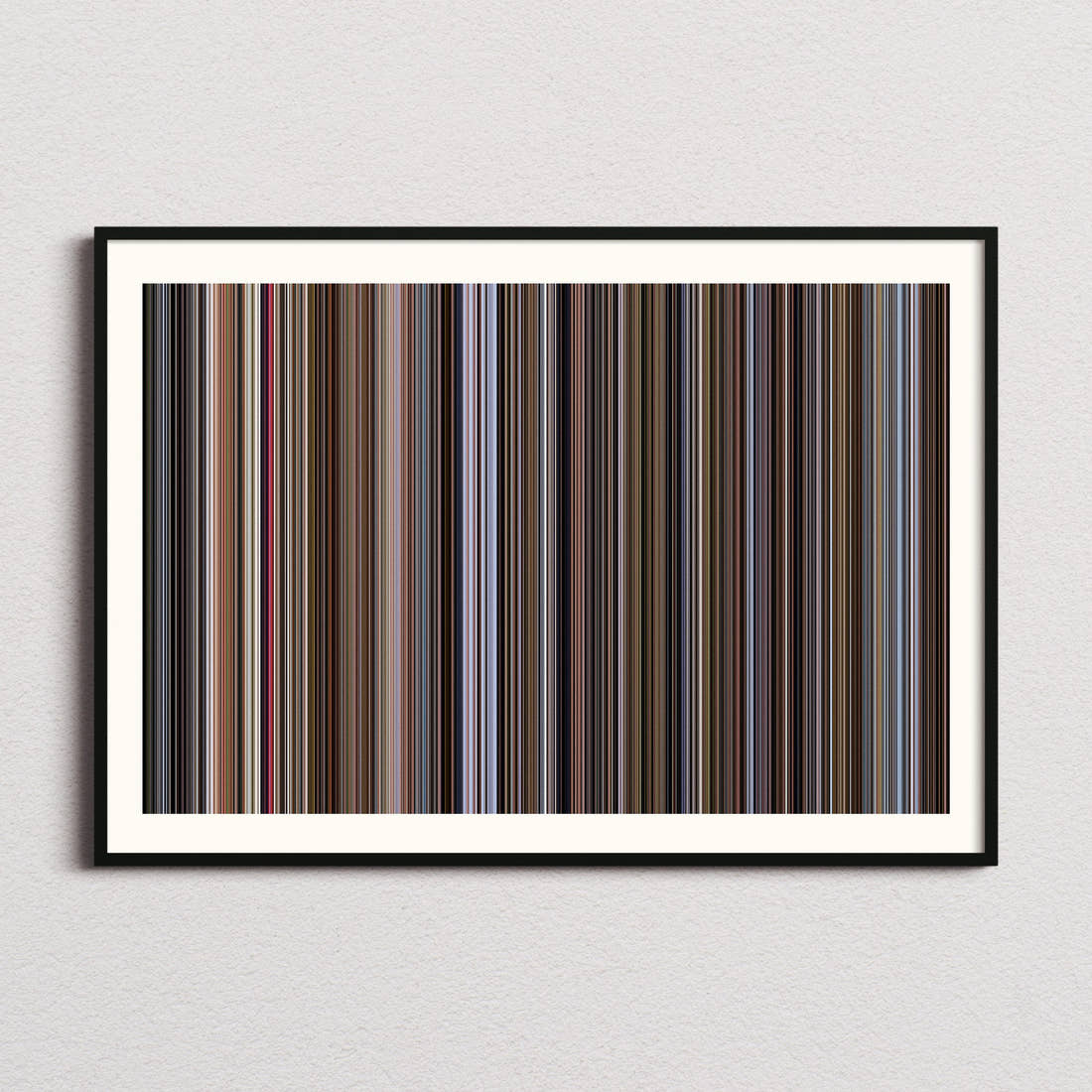 The Talented Mr. Ripley Movie Barcode Poster - Barcode Only
