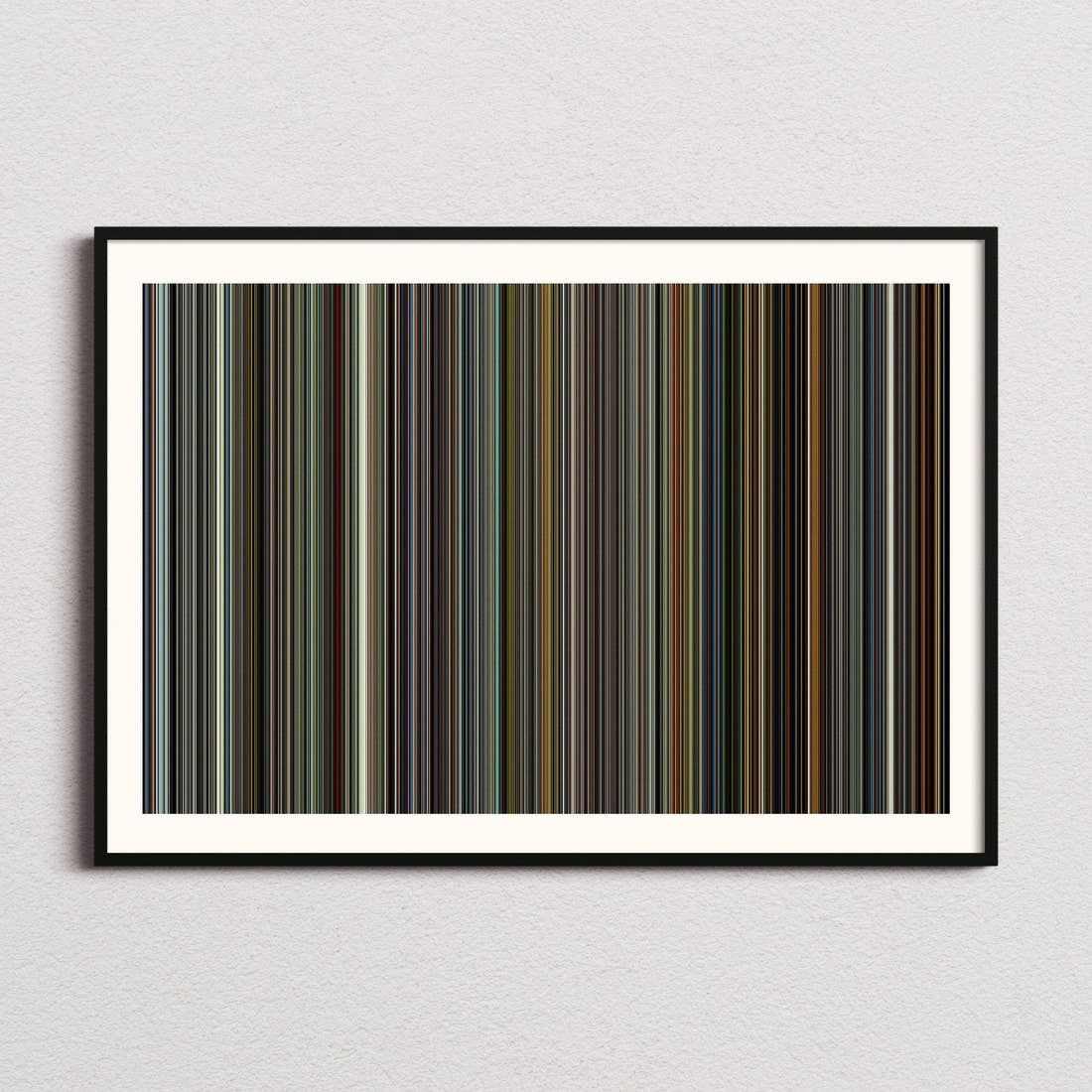 The Terminal Movie Barcode Poster - Barcode Only