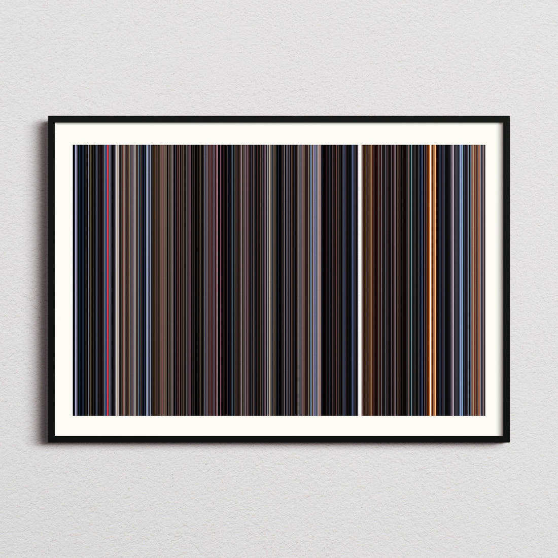 The Terminator Movie Barcode Poster - Barcode Only