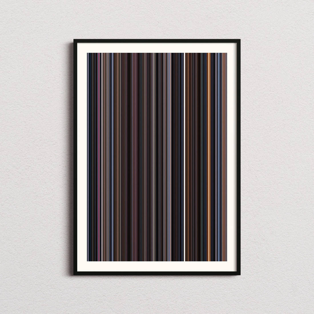The Terminator Movie Barcode Poster - Barcode Only