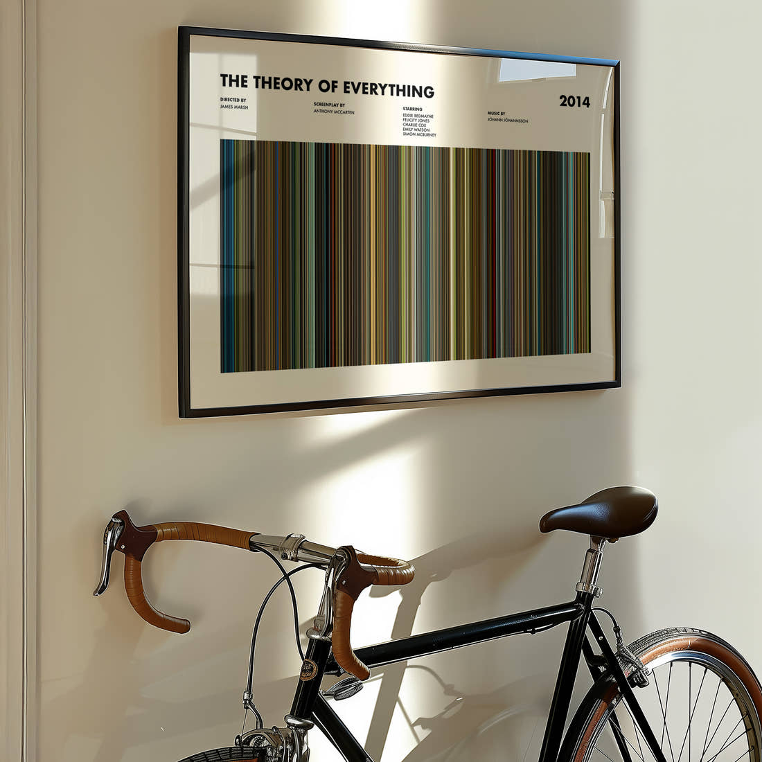 The Theory of Everything Movie Barcode Poster