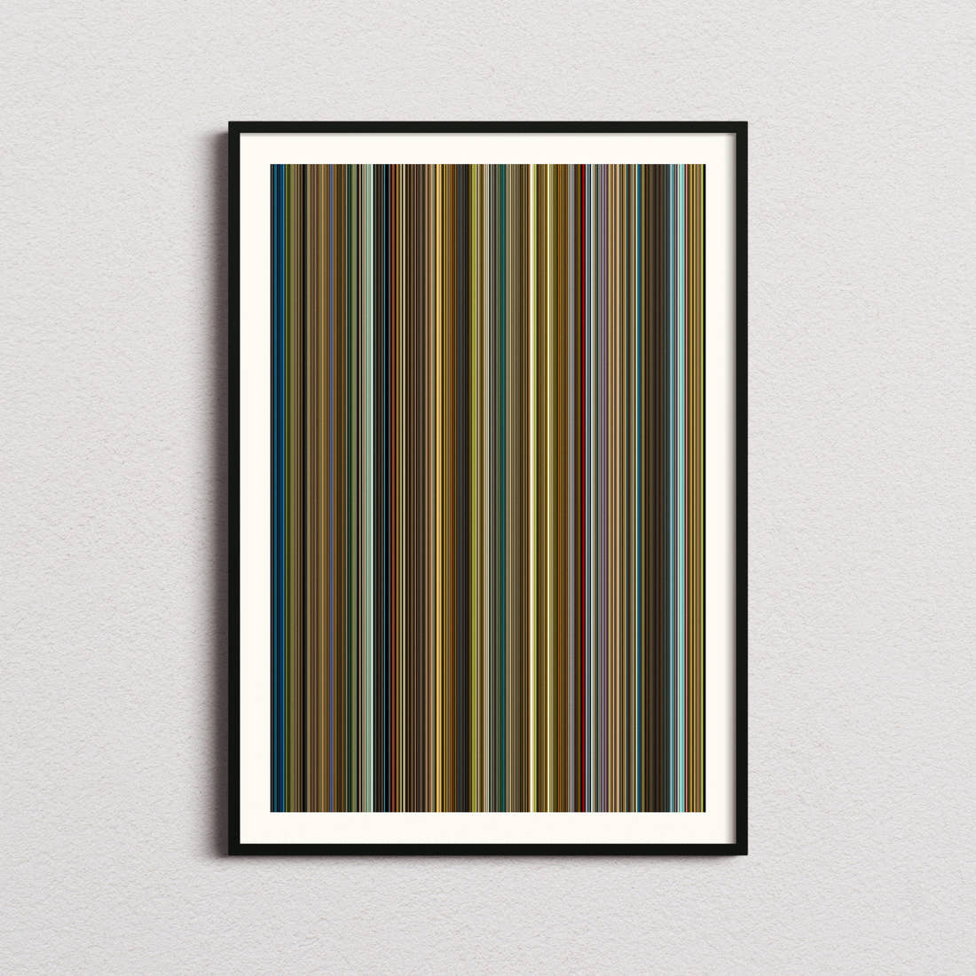 The Theory of Everything Movie Barcode Poster - Barcode Only
