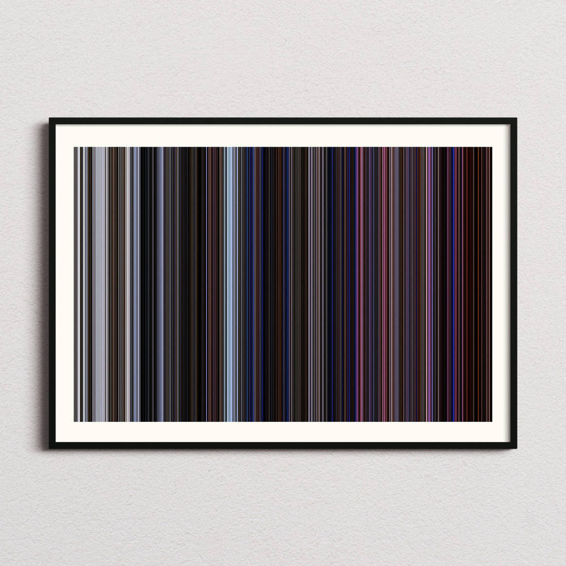 The Thing Movie Barcode Poster - Barcode Only
