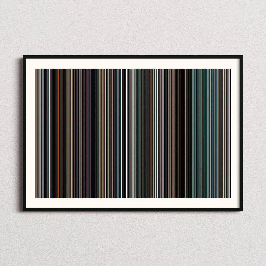The Town Movie Barcode Poster - Barcode Only