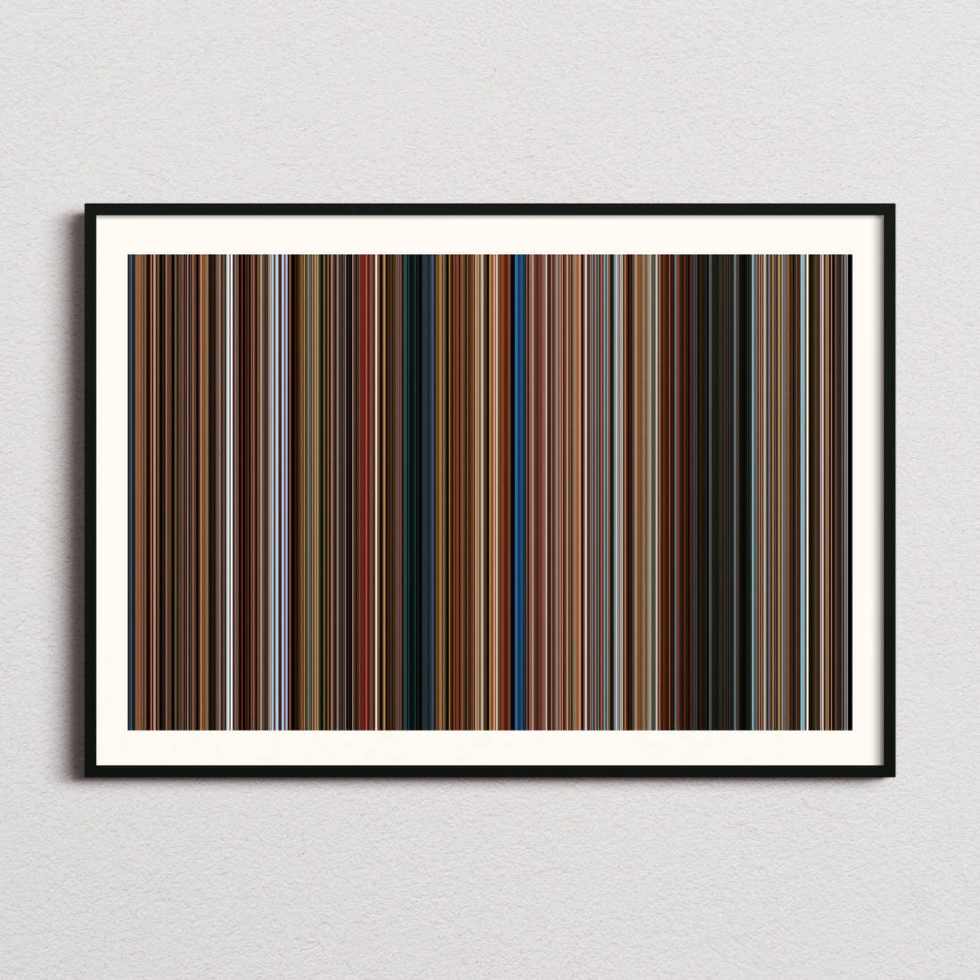 The Transporter Movie Barcode Poster - Barcode Only
