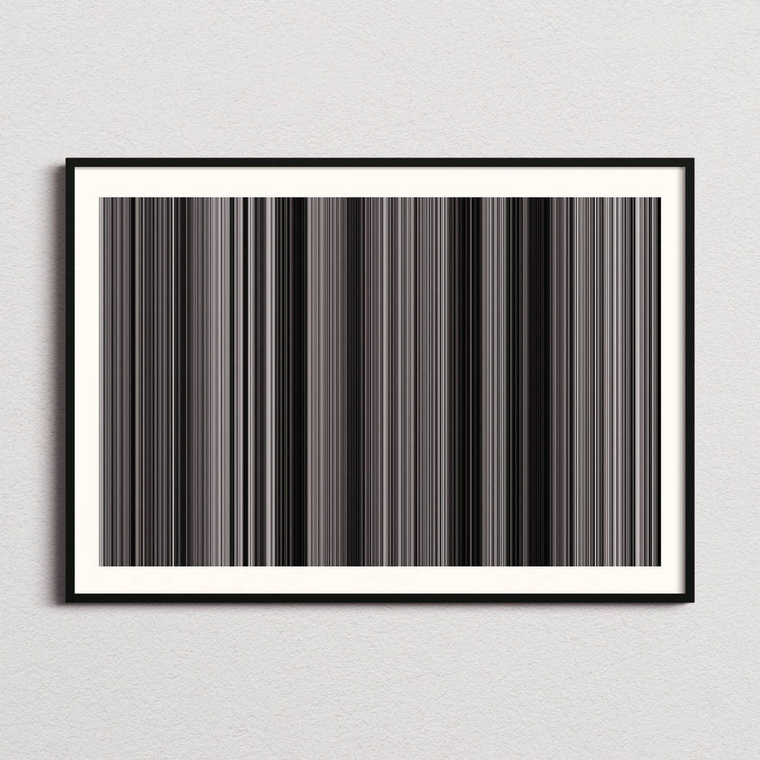 The Treasure of the Sierra Madre Movie Barcode Poster - Barcode Only