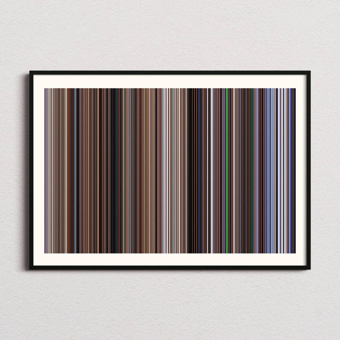 The Truman Show Movie Barcode Poster - Barcode Only