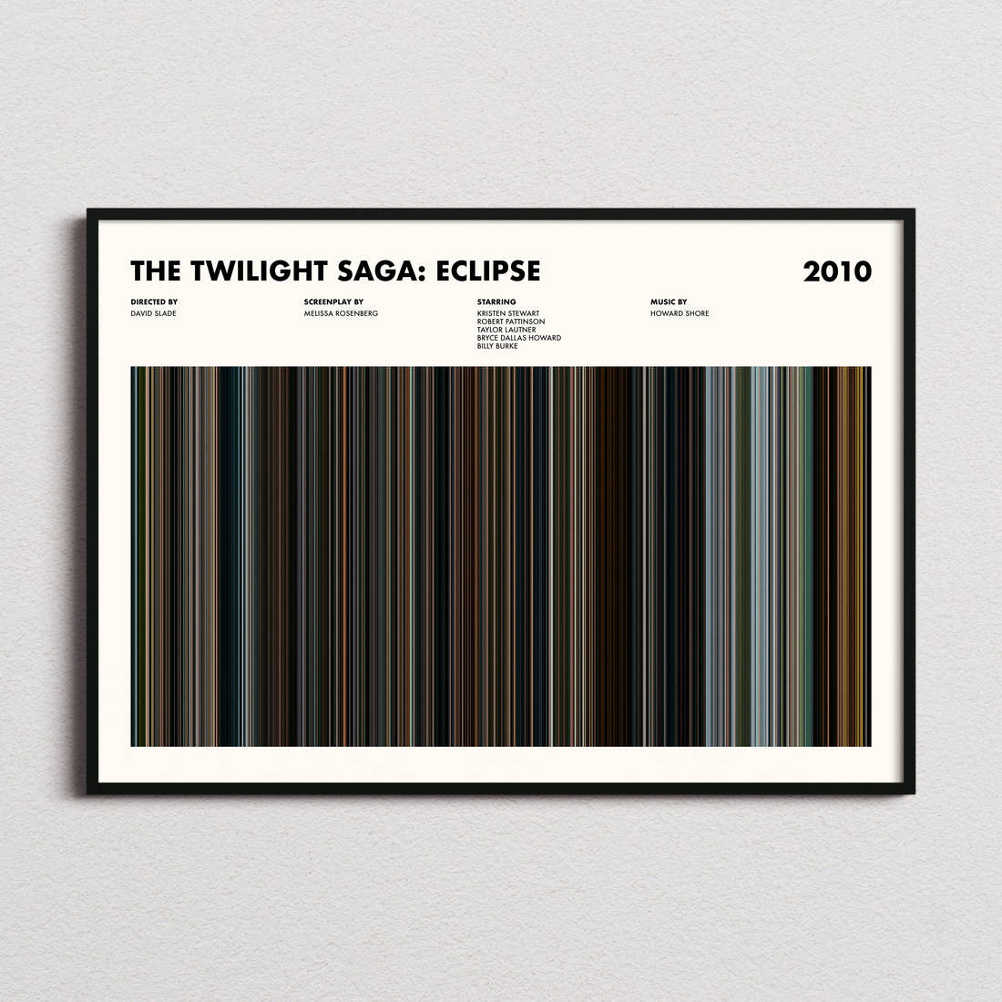 The Twilight Saga: Eclipse Movie Barcode Poster