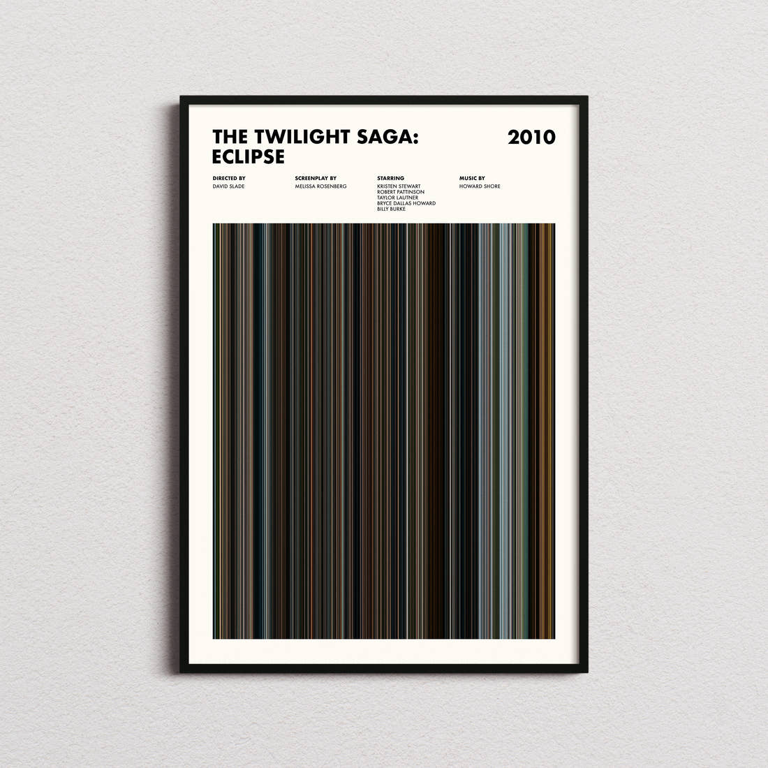 The Twilight Saga: Eclipse Movie Barcode Poster