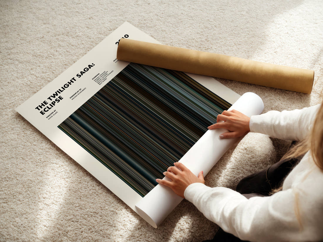 The Twilight Saga: Eclipse Movie Barcode Poster