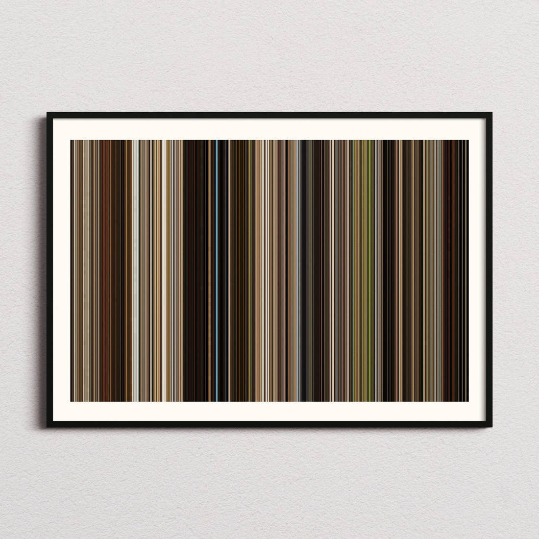 The Unbearable Weight Of Massive Talent Movie Barcode Poster - Barcode Only
