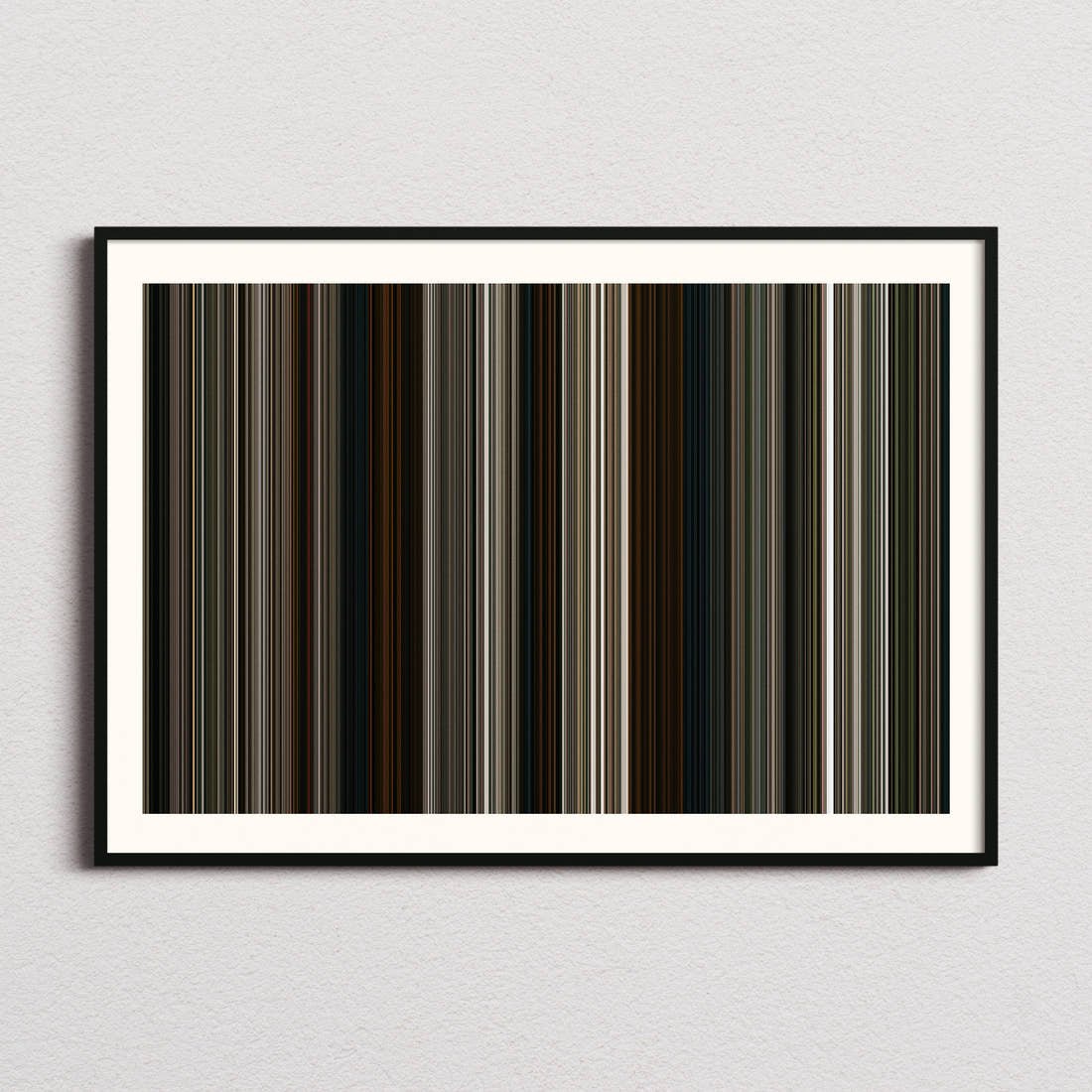 The Uprising Movie Barcode Poster - Barcode Only