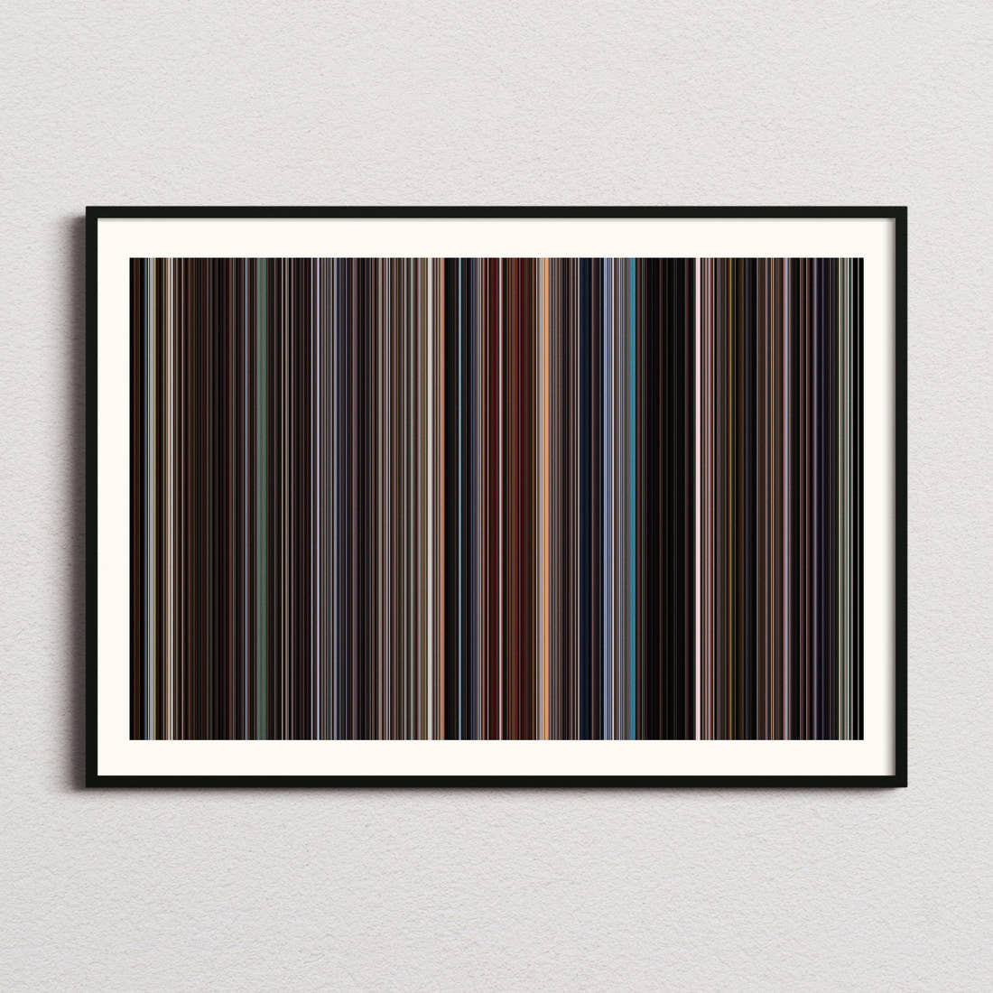The Usual Suspects Movie Barcode Poster - Barcode Only