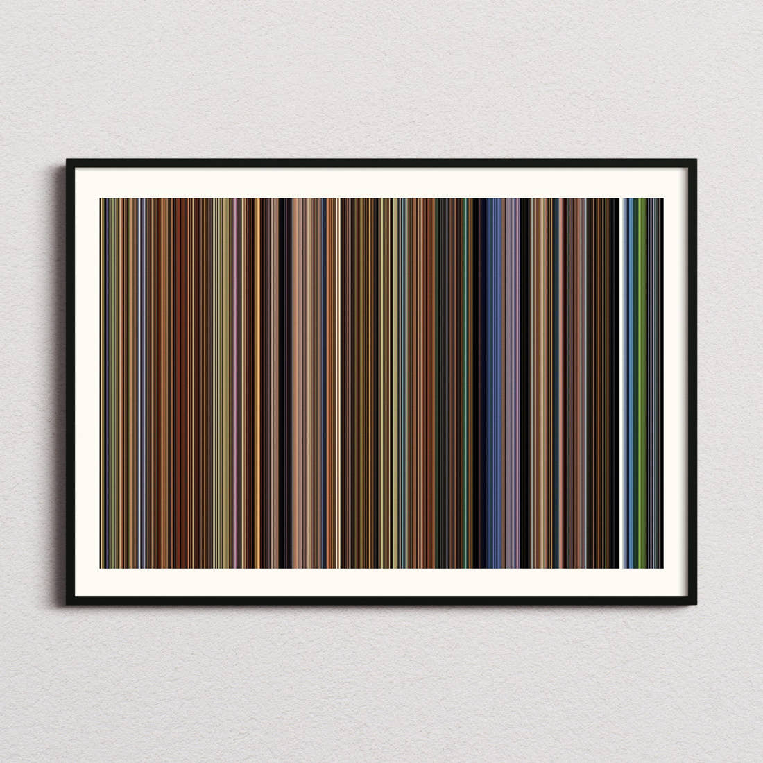 The Virgin Suicides Movie Barcode Poster - Barcode Only