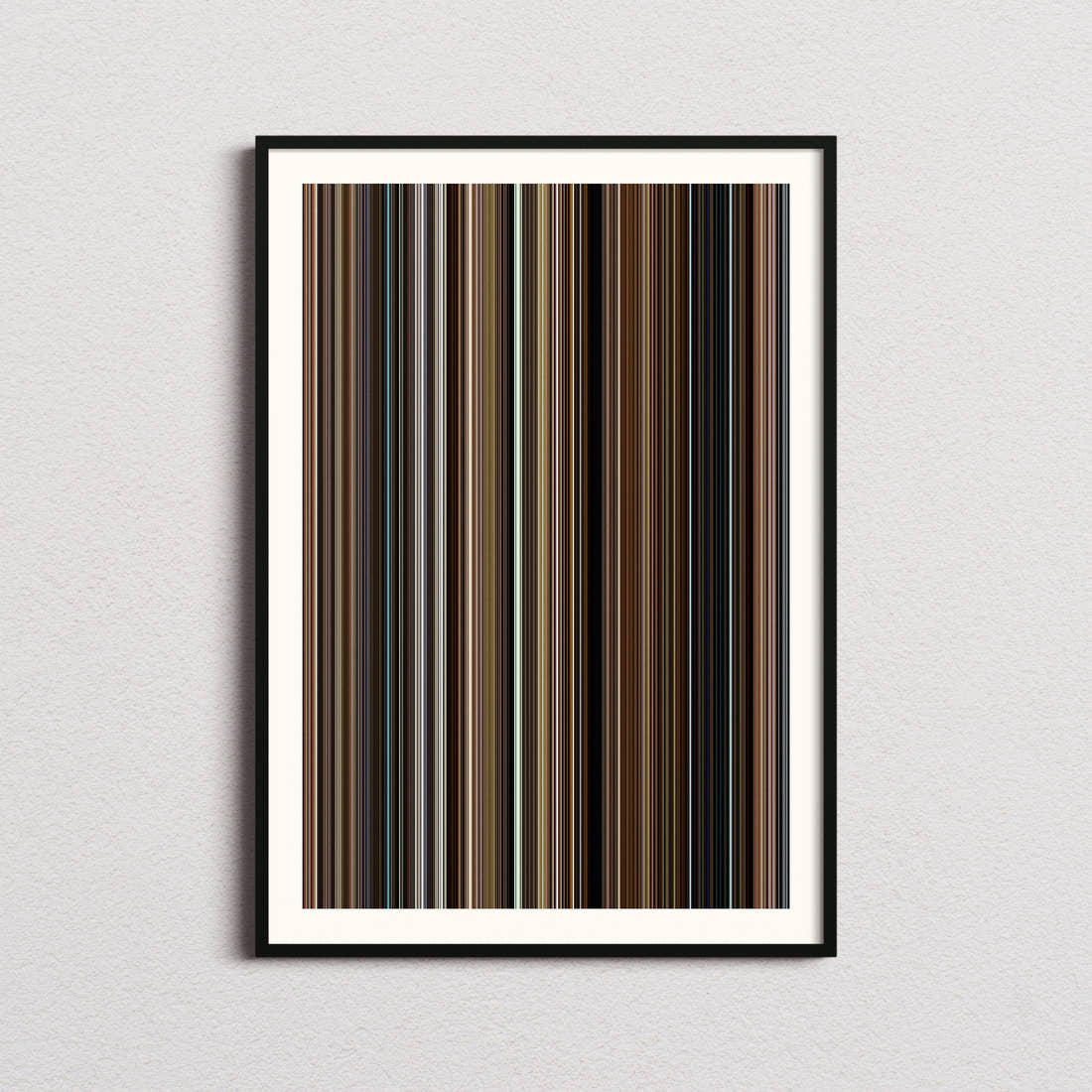 The Visit Movie Barcode Poster - Barcode Only