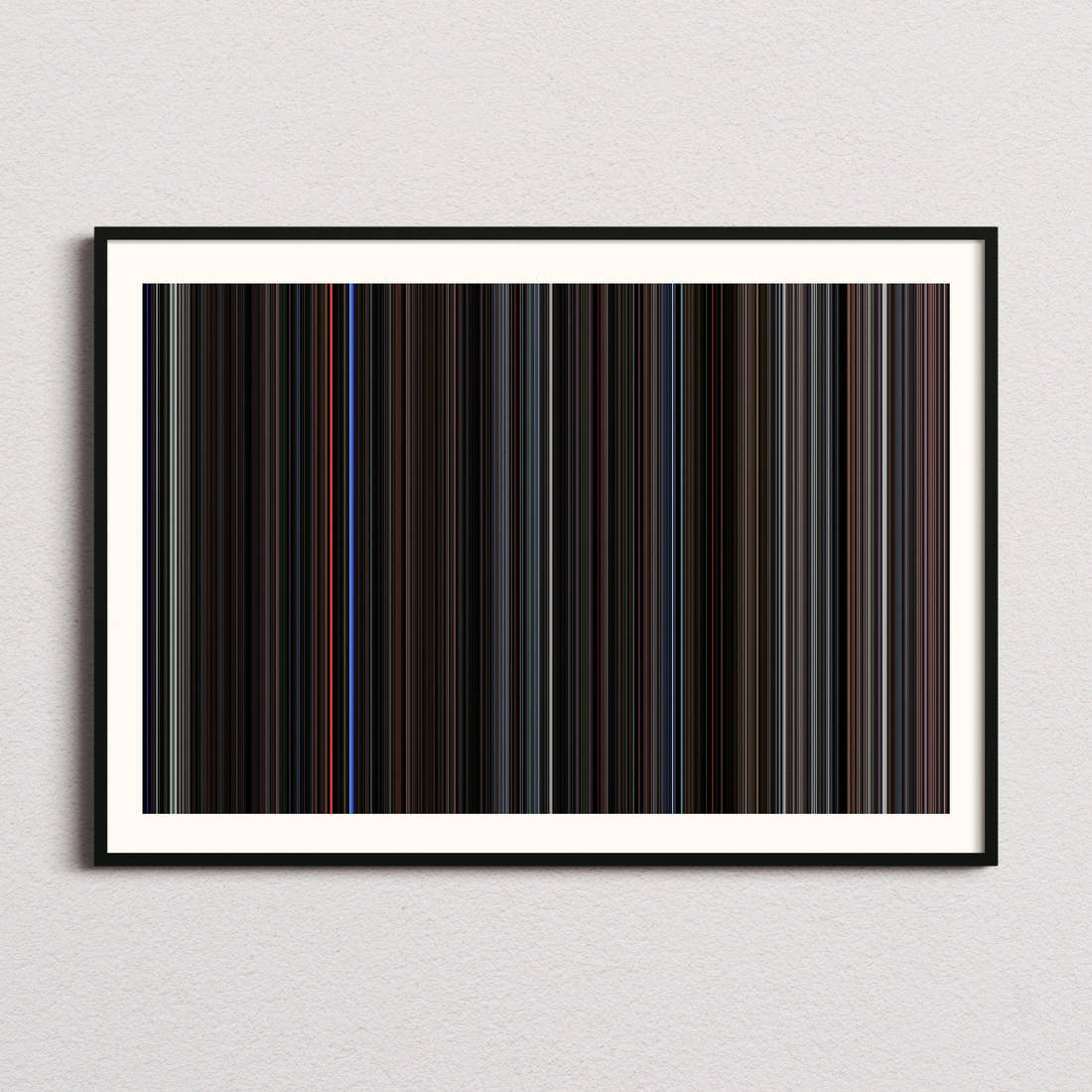 The Warriors Movie Barcode Poster - Barcode Only