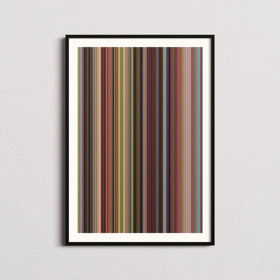 The Waterboy Movie Barcode Poster - Barcode Only