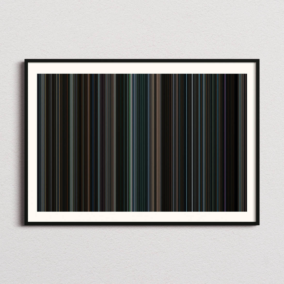 The Whisper Man Movie Barcode Poster - Barcode Only