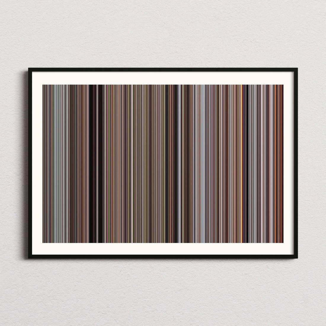 The Wicker Man Movie Barcode Poster - Barcode Only