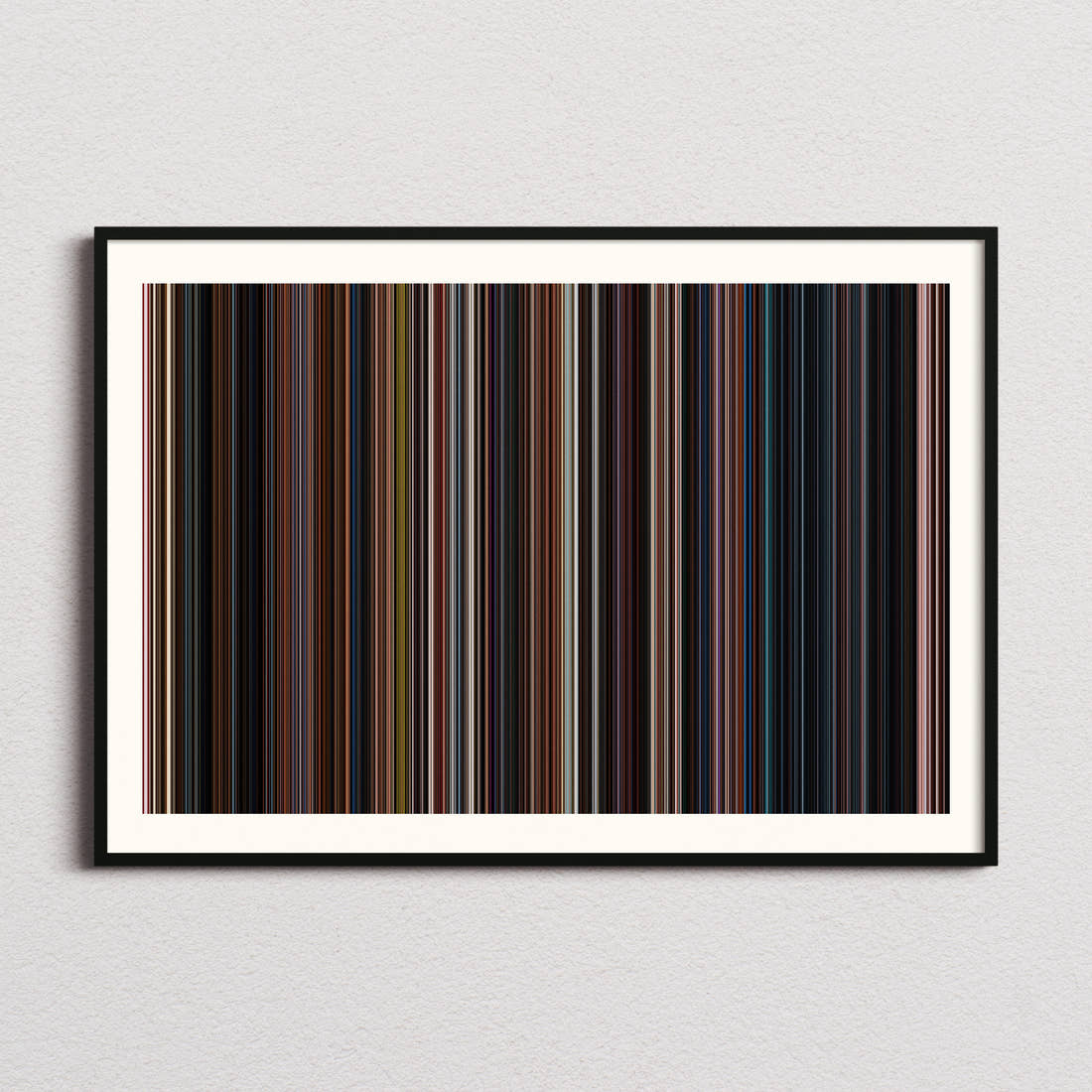 The Wolverine Movie Barcode Poster - Barcode Only
