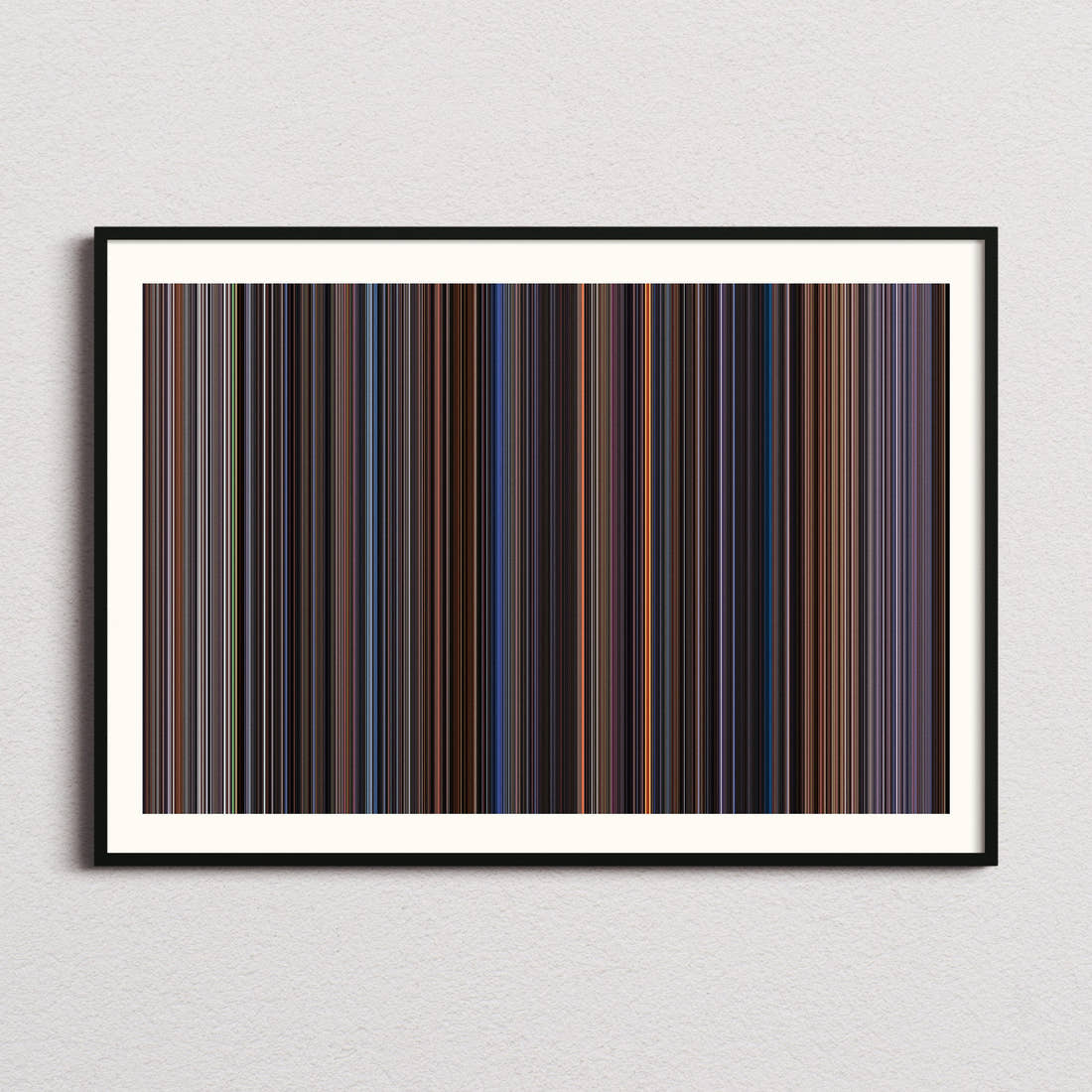 The World Is Not Enough Movie Barcode Poster - Barcode Only