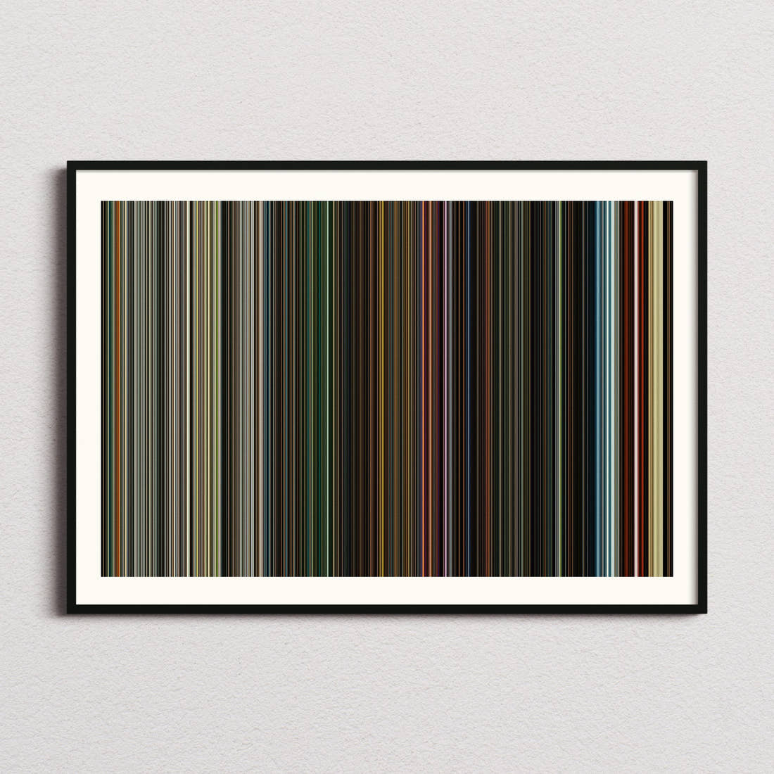 The World's End Movie Barcode Poster - Barcode Only