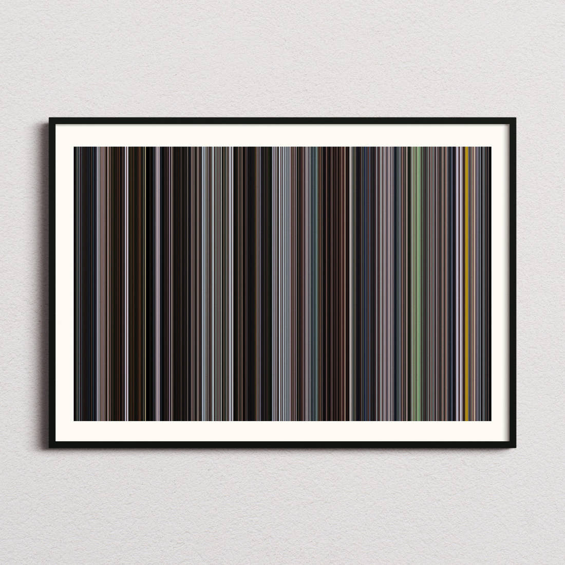 The Worst Person in the World Movie Barcode Poster - Barcode Only