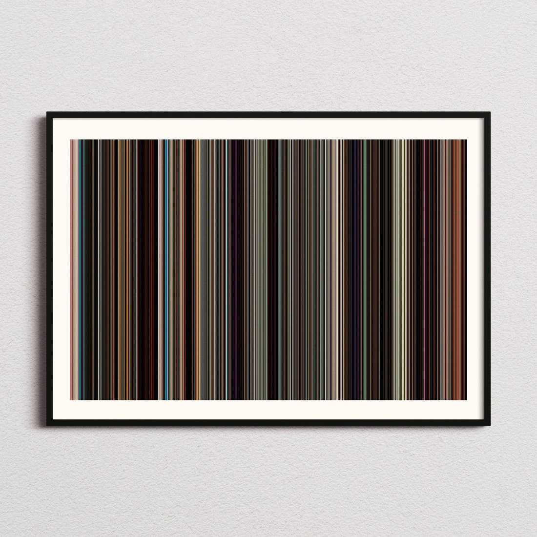 The Wrestler Movie Barcode Poster - Barcode Only