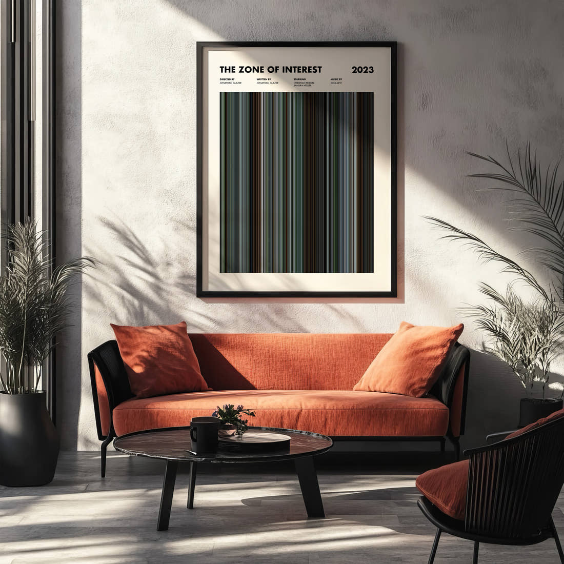 The Zone of Interest Movie Barcode Poster
