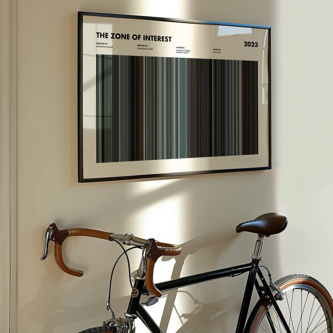 The Zone of Interest Movie Barcode Poster