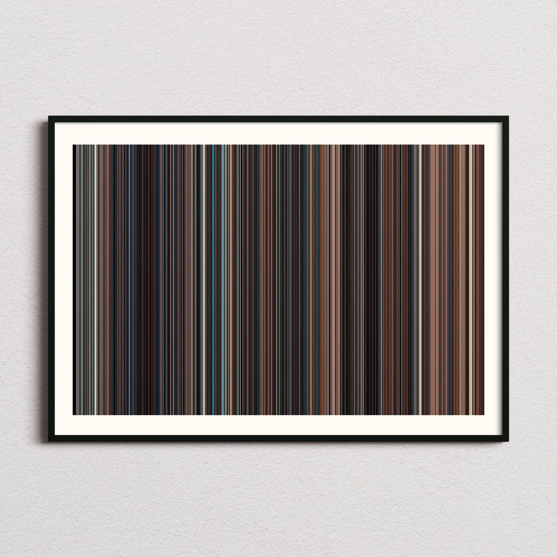 Thelma & Louise Movie Barcode Poster - Barcode Only