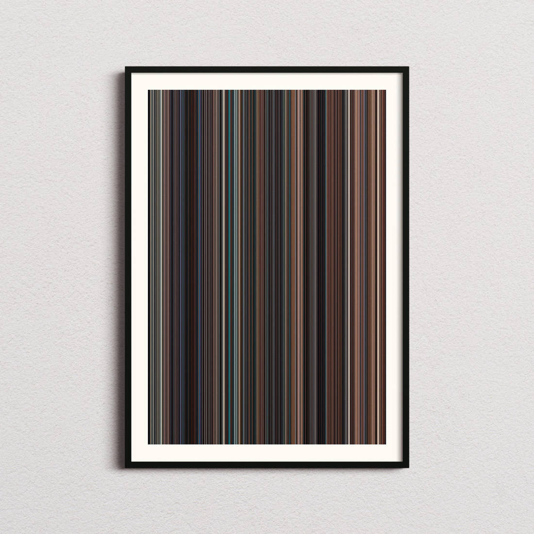 Thelma & Louise Movie Barcode Poster - Barcode Only