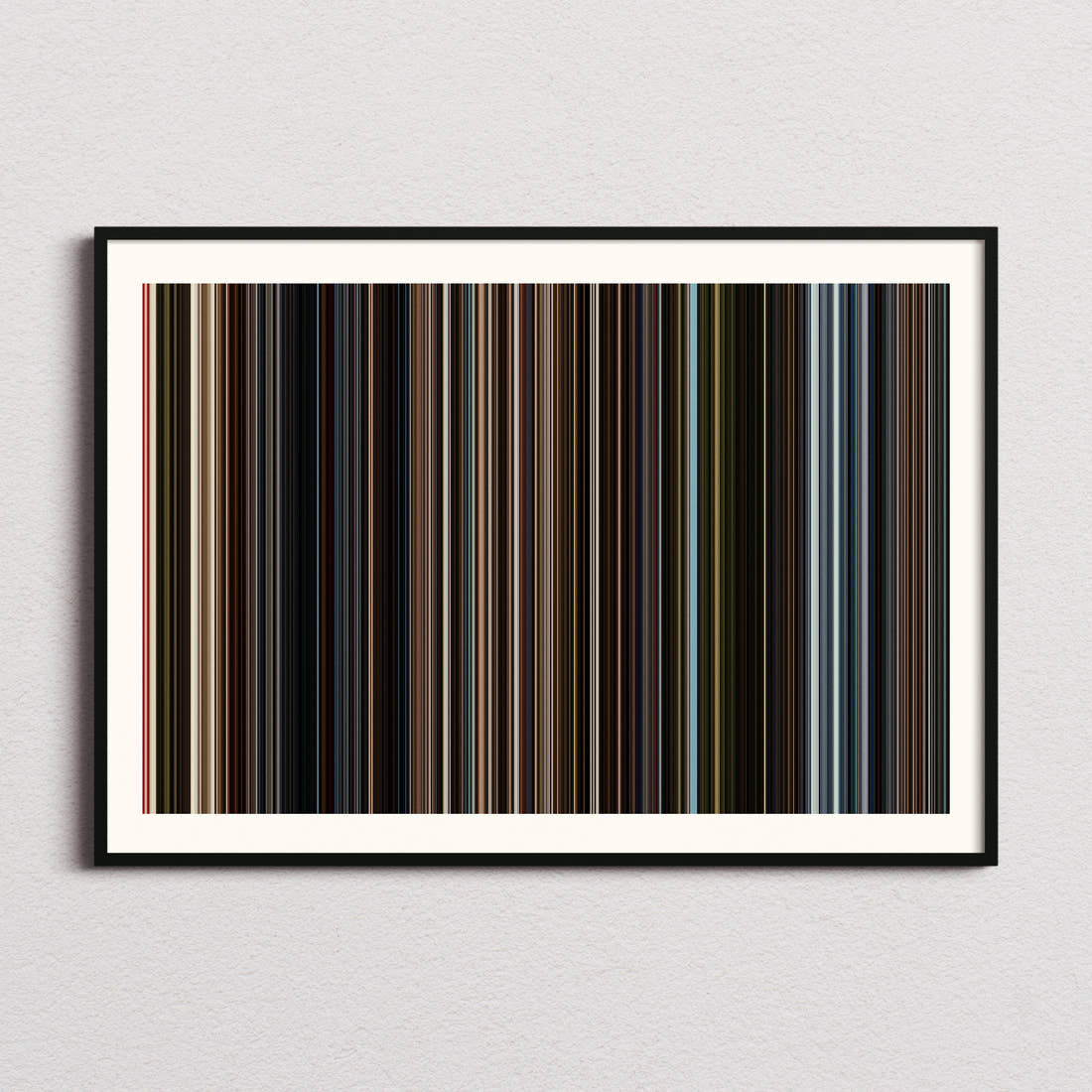 Thor: The Dark World Movie Barcode Poster - Barcode Only