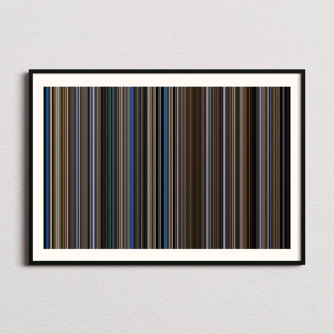 Three Colors: Blue Movie Barcode Poster - Barcode Only